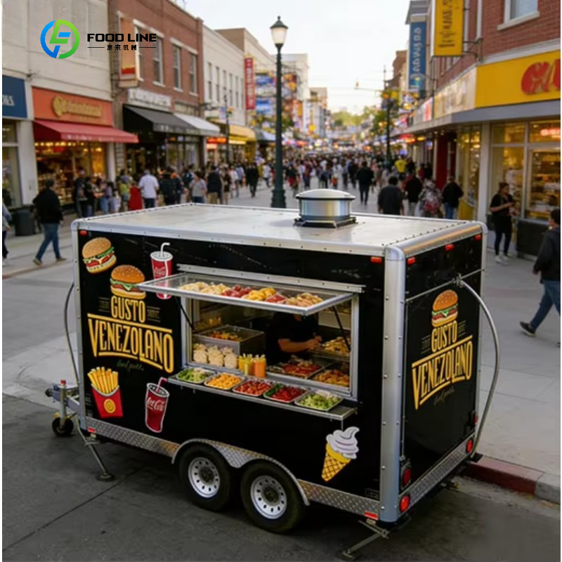 Coffee Van Equipment - Peralatan Restoran Bentuk Persegi, Gerobak Hot