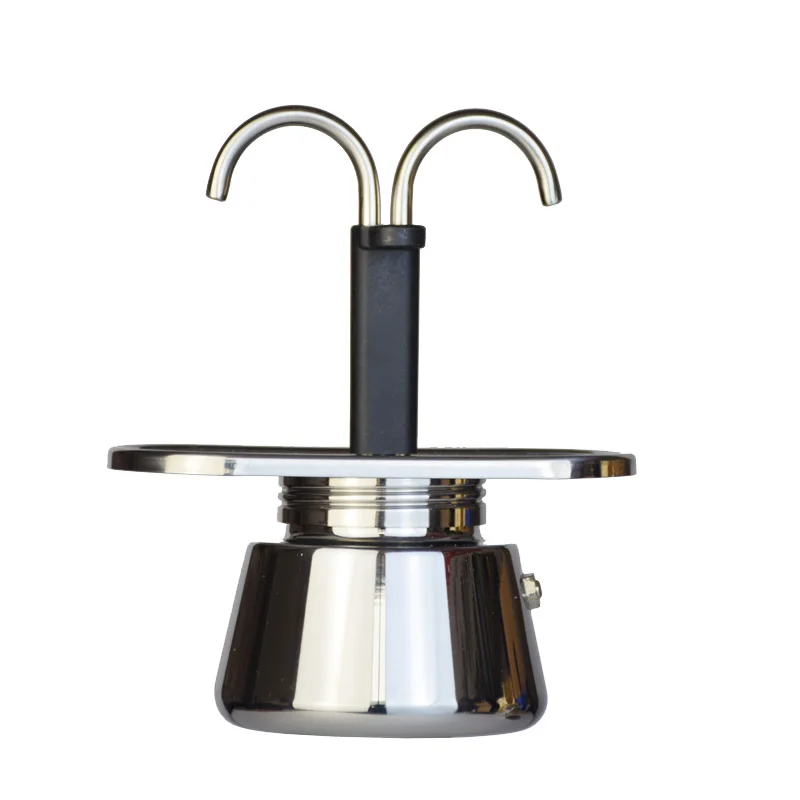 Coffee Equipment Accessories - Mini Moka Pot tabung ganda 200ML,