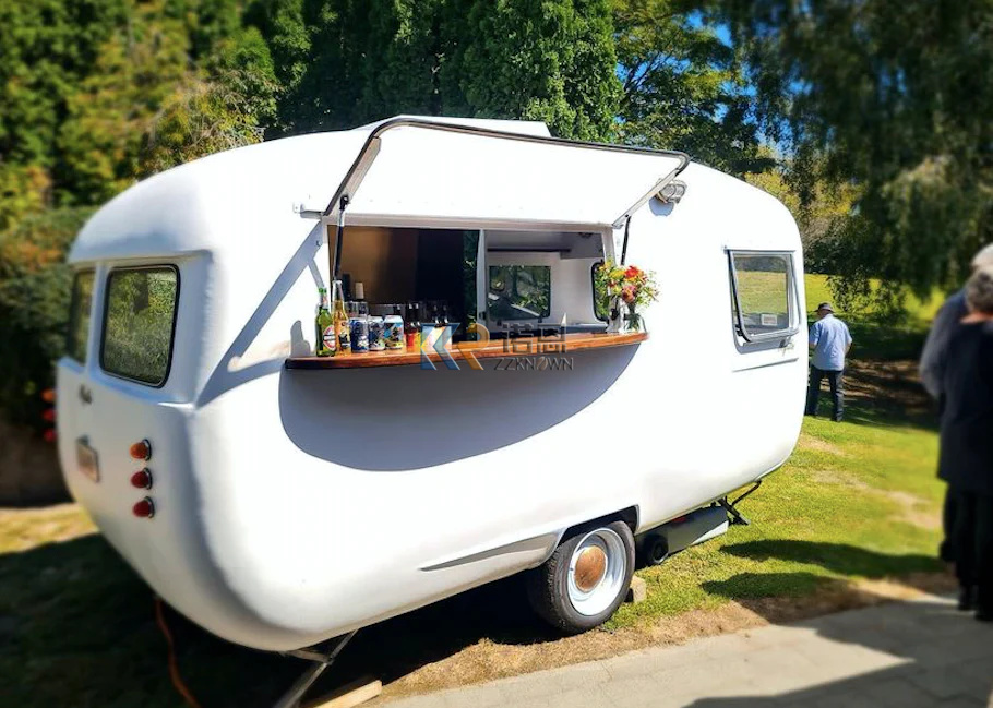 Coffee Van Equipment - Kereta karavan Bar sepenuhnya dilengkapi Trailer