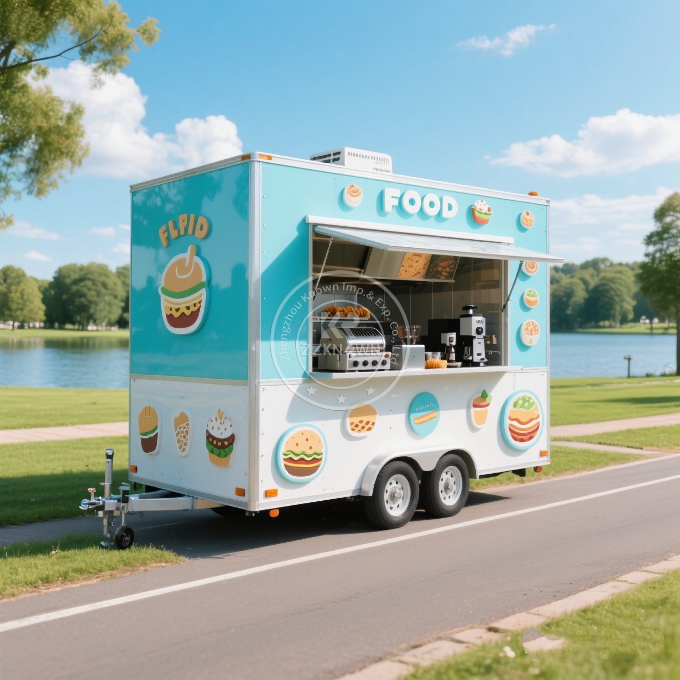 Coffee Van Equipment - Truk Trailer Makanan Es Krim Kopi