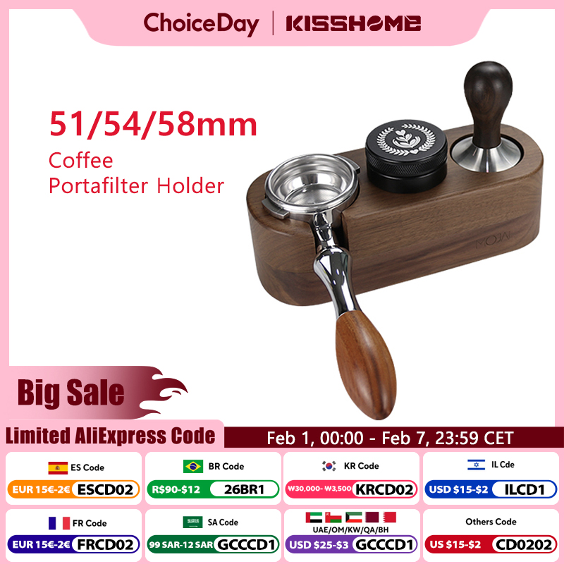 Espresso Tamper Set - Dudukan Portafiler kopi, dudukan stasiun Tamper