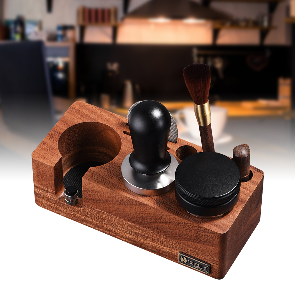 Espresso Tamper Set - TREELF pemegang Tamper kopi, Aksesori mesin