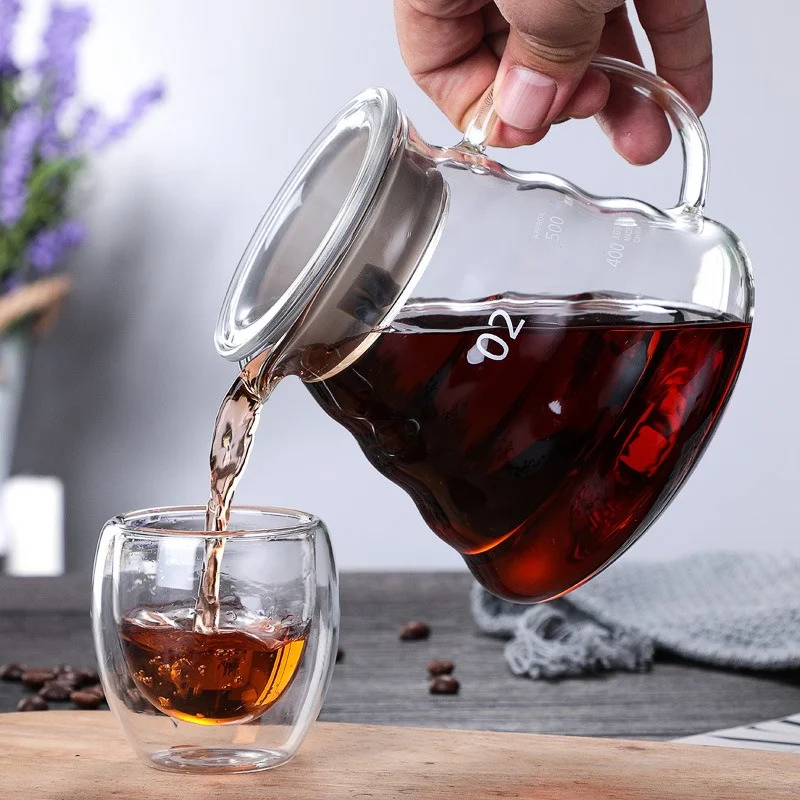 Coffee Equipment Accessories - 350/600/800ml buatan tangan teko kopi bentuk