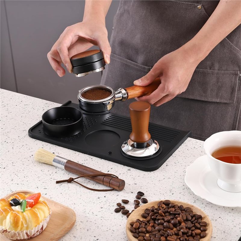 Alas Tamping Espresso B17B dan - Espresso Tamper Set ulasan dan harga