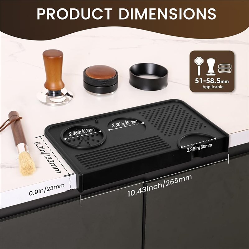 Alas Tamping Espresso B17B dan - Espresso Tamper Set ulasan dan harga