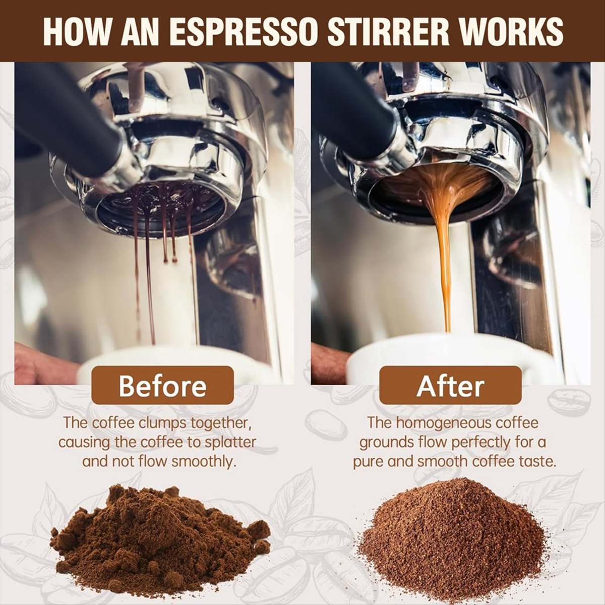 [Greatitem] Set Tamper dan Pen - Espresso Tamper Set ulasan dan harga