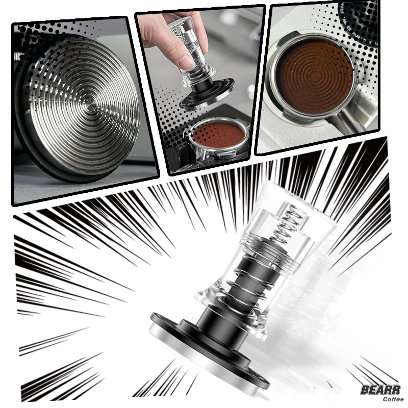 BEARR bubuk kopi musim semi ga - Espresso Tamper Set ulasan dan harga