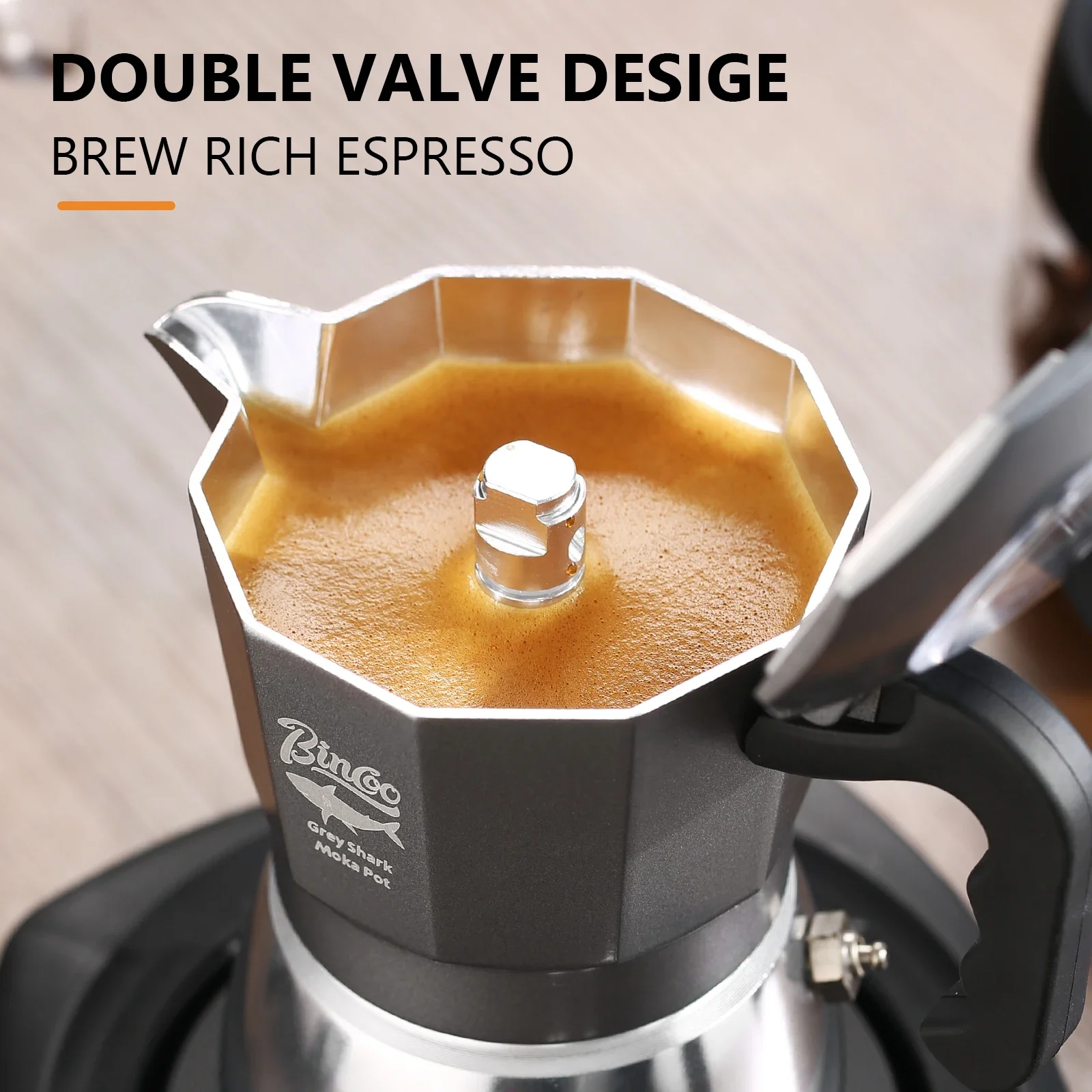Bincoo 2 Cangkir Double Valve  - Coffee Equipment Set ulasan dan harga