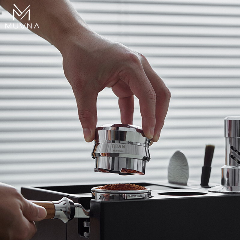 Distributor Kopi MUVNA TITAN & - Espresso Tamper Set ulasan dan harga