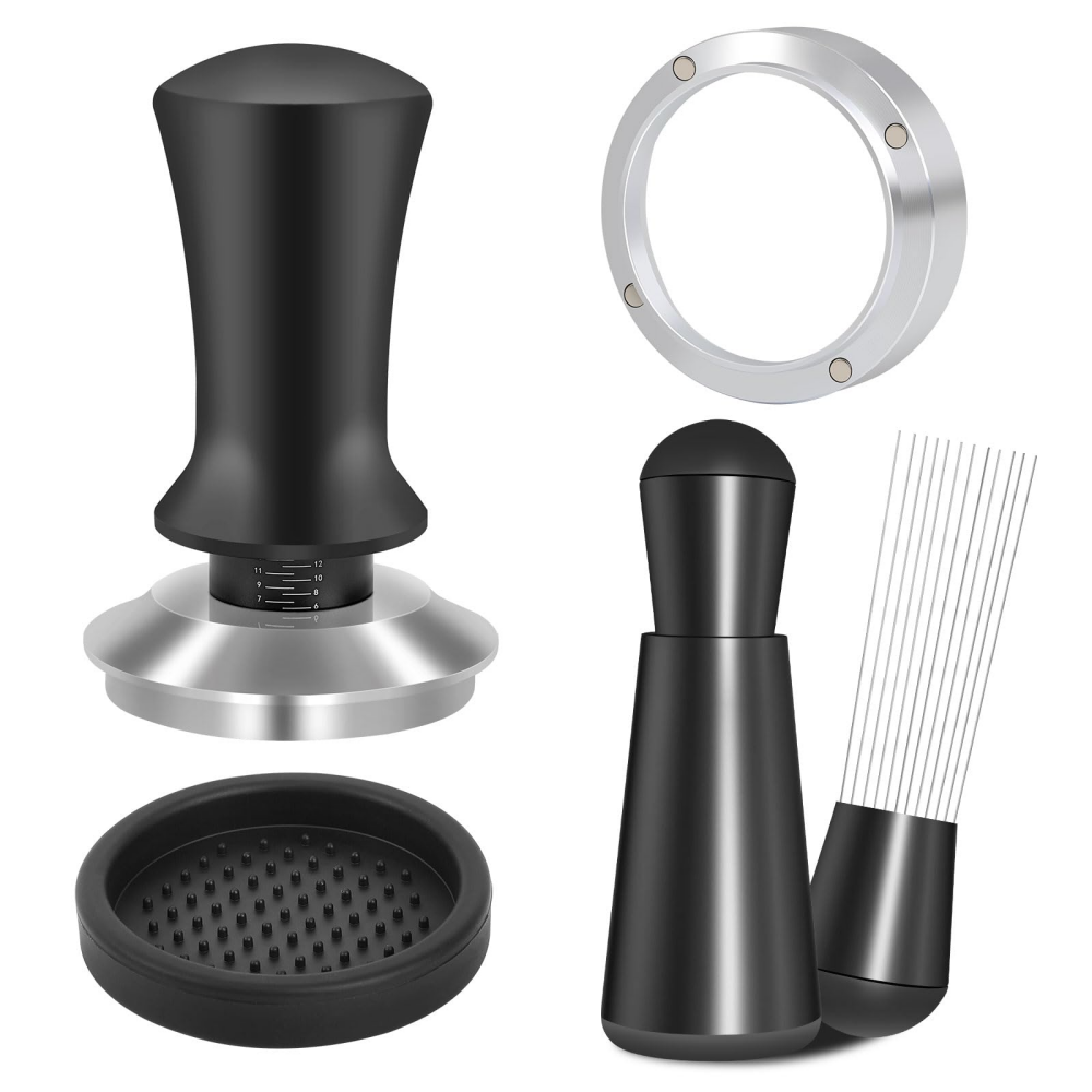 Aksesori Kopi 4Pcs Set Alat Es - Espresso Tamper Set ulasan dan harga