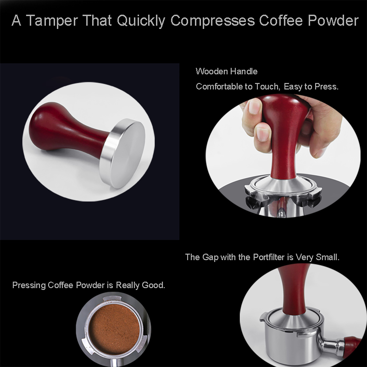 Tamper Espresso 51mm 53mm 58mm - Espresso Tamper Set ulasan dan harga